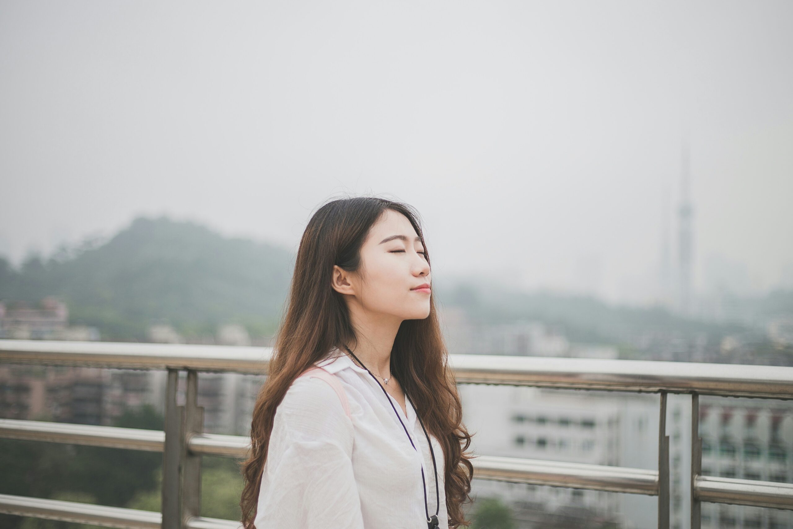 Athlete practicing breathing technique before a game